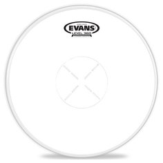 EVANS B14G1D 14` POWER CENTER SNARE Однослойный матовый пластик с белым центром, 14