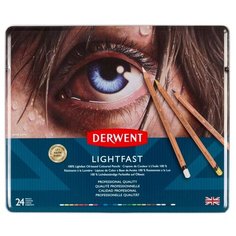 Derwent Цветные карандаши Lightfast 24 цвета (D-2302720)