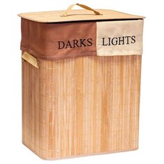 Tatkraft Корзина для белья Fortuna 50x42x30 см коричневый
