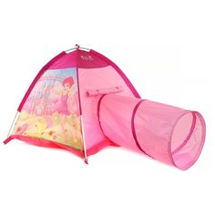 Палатка Игровой домик Домик феечки с туннелем IT104643, розовый