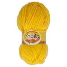 Пряжа Adelia "RADA" 100% акрил №003 желтый - 10 мотков по 100 г