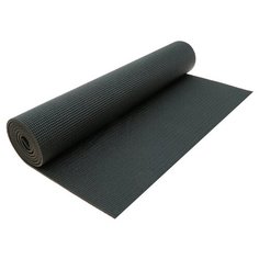 Коврик Sangh Yoga mat, 173х61х0.5 см черный однотонный