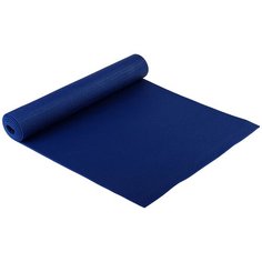 Коврик Sangh Yoga mat, 173х61х0.5 см темно-синий однотонный