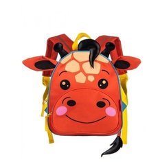 Рюкзак детский Grizzly, для девочек и мальчиков 3-4 года, Жираф