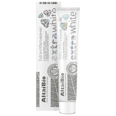 Зубная паста с активными микрогранулами Экстра отбеливание Altai Bio