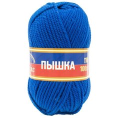 Пряжа Камтекс Пышка (100%шерсть) (019 василек), 10 мотков