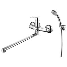 Смеситель для ванны с длинным изливом, Stripe, Milardo, STRSB02M10