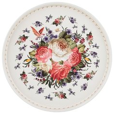 Поднос сервировочный Agness Роскошный сад 33х2,1 см (898-016)