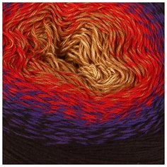 Пряжа YarnArt "Flowers", 55% хлопок, 45% полиакрил, 1000 м/250 гр, (265 разноцветный)