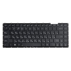 Клавиатура ZeepDeep ориг партномер: (0KNB0-4131US00) для ноутбука Asus F401, F401A, F401U, X401, X401A, X401U, черная без рамки, гор. Enter