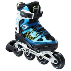 Коньки роликовые для фитнеса детские сине-белые FIT 5 Jr EU38/41 OXELO X Декатлон Decathlon