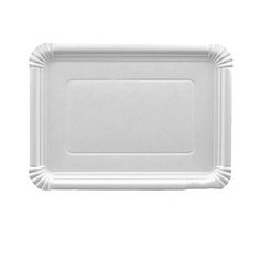 Поднос сервировочный PAPSTAR ДхШ 290х215 мм прямоугольный КАРТОН БЕЛЫЙ 1уп 250 шт