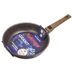 Сковорода с антипригарным покрытием со съемной ручкой Kukmara (Granit Ultra Induction red) сгаи262а, 26 см