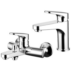 Набор смесителей Bravat Eler для ванны и умывальника F191238CP-SET