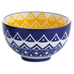Typhoon Миска World Foods Tunis 9.5 см синий/желтый