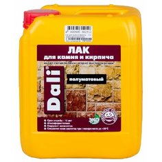 Лак DALI Для камня и кирпича акрил-силиконовый полиакриловый бесцветный 5 л