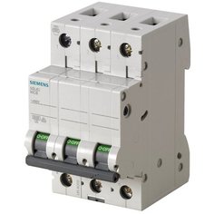 Автоматический выключатель Siemens 400V 6KA, 3-ПОЛ., C, 25A