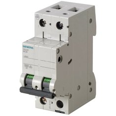 Автоматический выключатель Siemens 400V 6KA, 2-ПОЛ., C, 16A