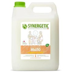 Мыло жидкое Synergetic биоразлагаемое Миндальное молочко, 5 л