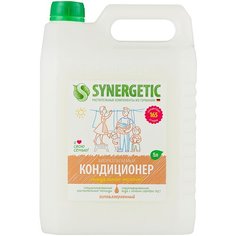 Synergetic Концентрированный кондиционер для белья Миндальное молочко, 5 л