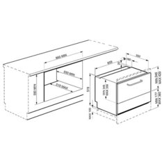 Встраиваемая посудомоечная машина smeg STO905-1