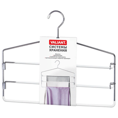 Вешалка Valiant Металлическая трехуровневая WH-8183015 white