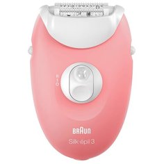 Эпилятор Braun 3-430 Silk-epil 3 персиковый/белый
