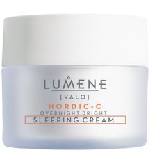 Lumene Valo Nordic-C Overnight Bright Sleeping Cream Contains Vitamin C Восстанавливающий крем-сон для лица, 50 мл
