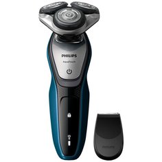 Электробритва Philips S5420 AquaTouch, черный/синий
