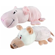 Мягкая игрушка 1 TOY Вывернушка 2020 Символы года Свинья-Крыса 35 см