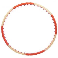 Массажный обруч BRADEX С 48 силиконовыми шариками SF0546 108 см желтый/красный