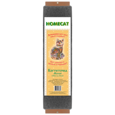 Когтеточка Homecat малая 58 х 10 см серый/коричневый