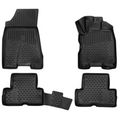 Комплект ковриков салона ELEMENT 3D3669210 для Nissan X-Trail 4 шт. черный