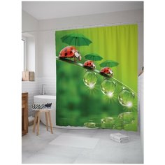 Штора для ванной JoyArty Прогулка по росе 180х200 (sc-2629)