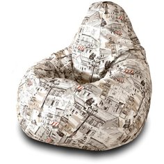 Пазитифчик кресло-груша Мезонс 05 бежевый жаккард