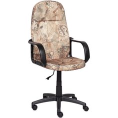 Компьютерное кресло TetChair Лидер, обивка: текстиль, цвет: Карта на бежевом