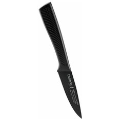 Нож для овощей Fissman Shinai, лезвие 9 см, черный