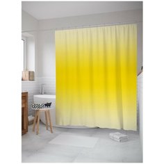 Штора для ванной JoyArty Желтый перелив 180х200 (sc-23559)
