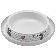 Миска Moderna Trendy Dinner Cats in Love 15.5х3.2 см 210 мл белый