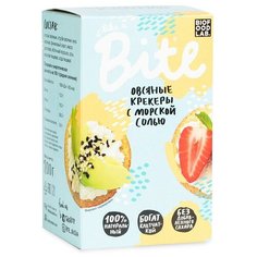 Крекеры Bite Овсяные с морской солью, 200 г