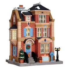 Фигурка LEMAX Резиденция Эндрюс 21.8 x 17.2 x 14.2 см красный/бежевый/черный