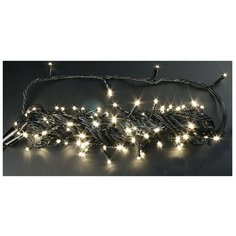 Гирлянда Rich LED Нить RL-S10CF-24V-B, 1000 см, 100 ламп, теплый белый/черный провод