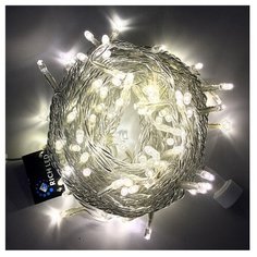 Гирлянда Rich LED Нить RL-S10CF-24V-T, 1000 см, 100 ламп, теплый белый/прозрачный провод