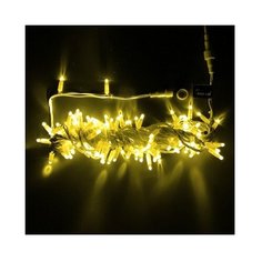 Гирлянда Rich LED Нить RL-S10CF-24V-CW, 1000 см, 100 ламп, желтые диоды/белый провод