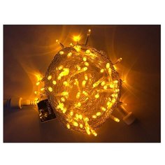 Гирлянда Rich LED Нить RL-S10CF-24V-T, 1000 см, 100 ламп, желтые диоды/прозрачный провод