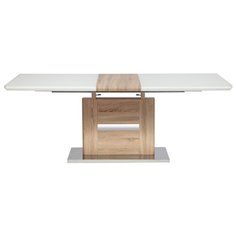 Стол кухонный TetChair Foster 8070, раскладной, ДхШ: 160 х 90 см, длина в разложенном виде: 200 см, Натуральный/Whitewash
