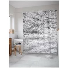 Штора для ванной JoyArty Старые кирпичи 180х200 (sc-19764)