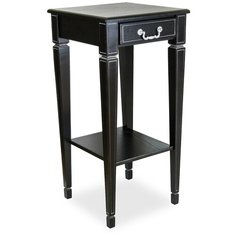 Подставка интерьерная Мебелик Васко В 46Н, ДхШ: 42 х 42 см, венге/серебро