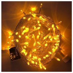 Гирлянда Rich LED RL-S10C-220V-T/Y, 100 ламп, желтый/прозрачный провод