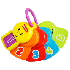 Развивающая игрушка Fisher-Price Ключи "Считаем и делаем открытия", разноцветный